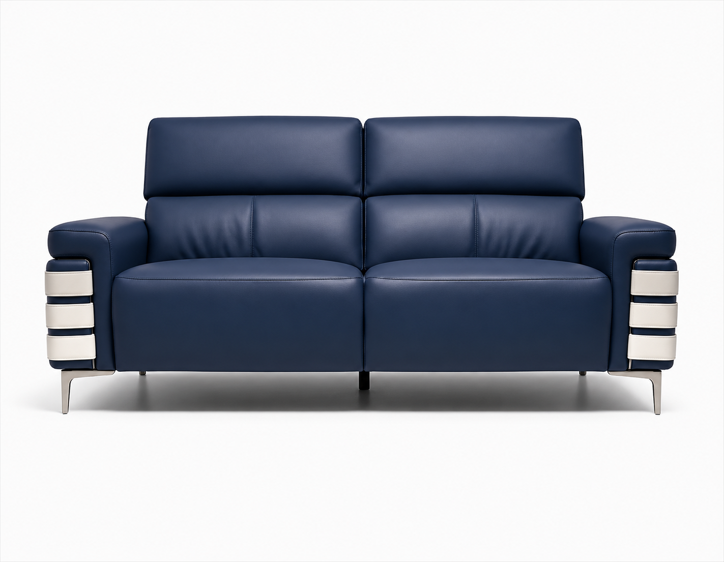 Modern Grey 2-Seater Sofa view 3