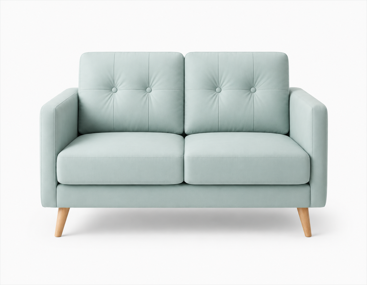 Elegant Cream 2-Seater Loveseat view 4