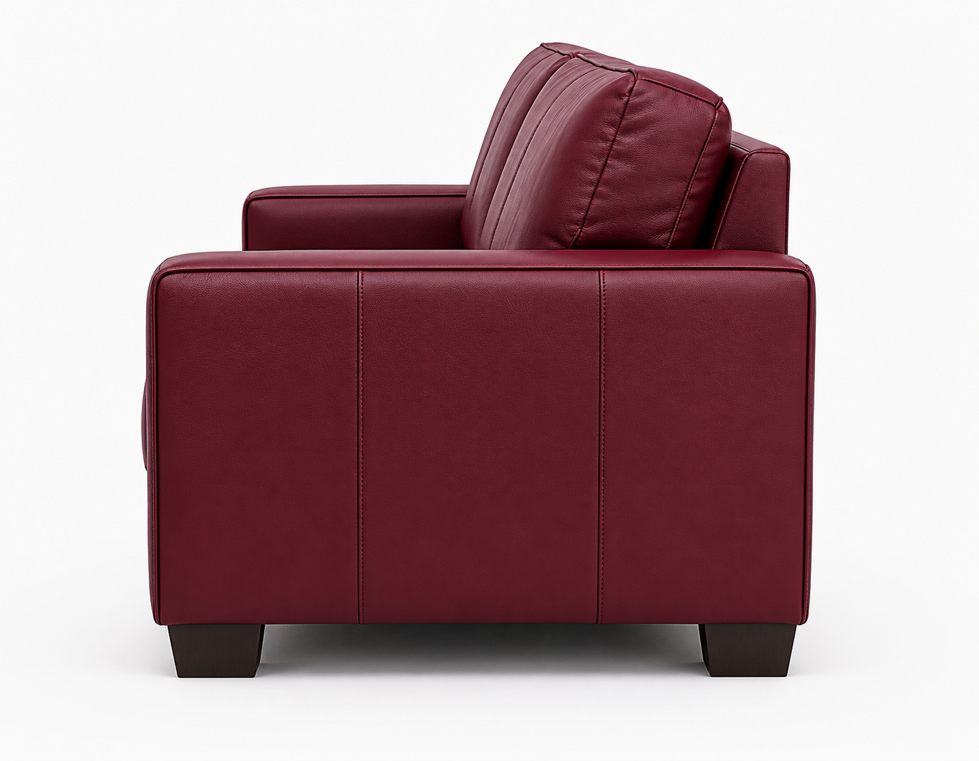 Burgundy Classic 2-Seater Armchair view 4