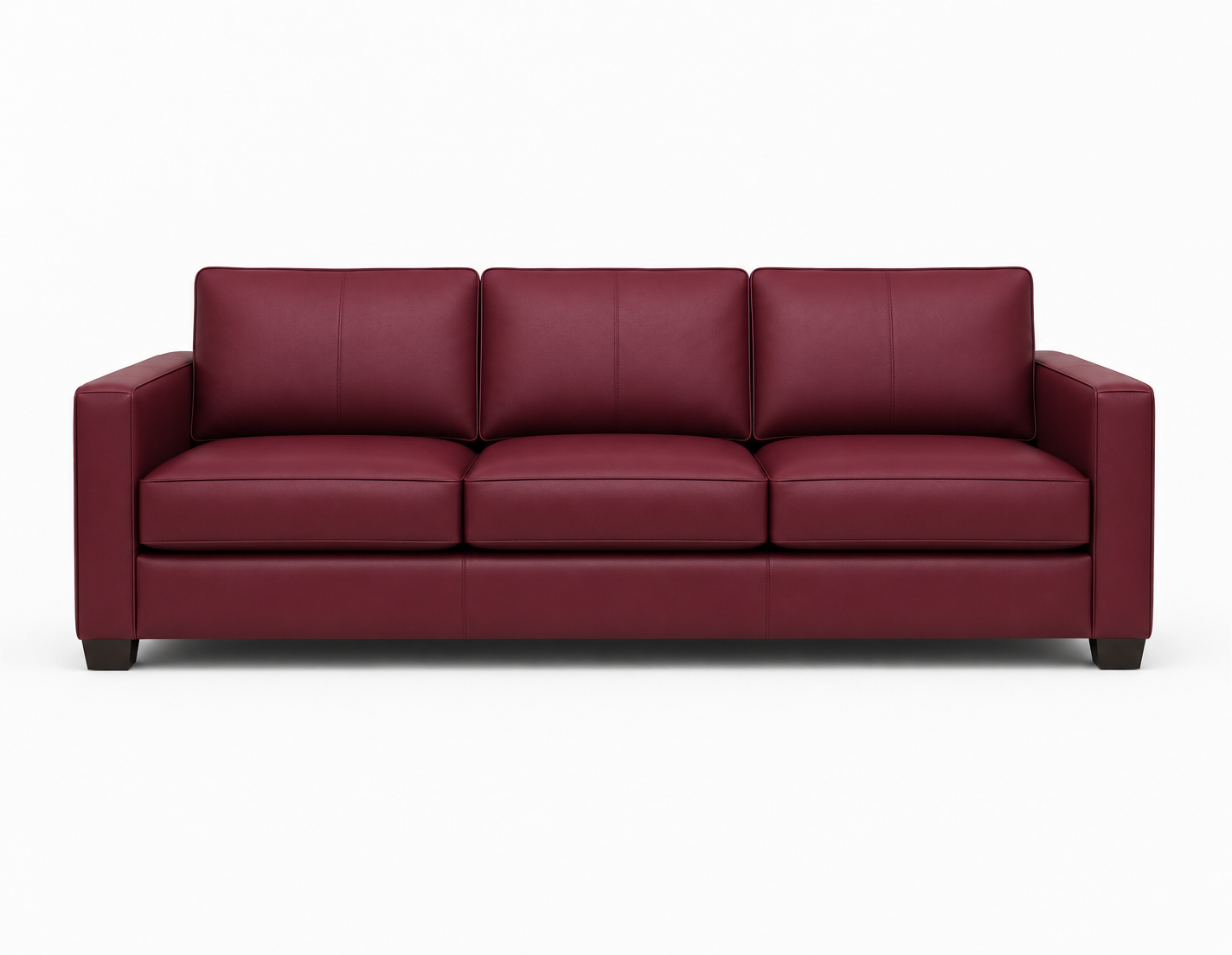 Classic Brown Leather 3-Seater view 4