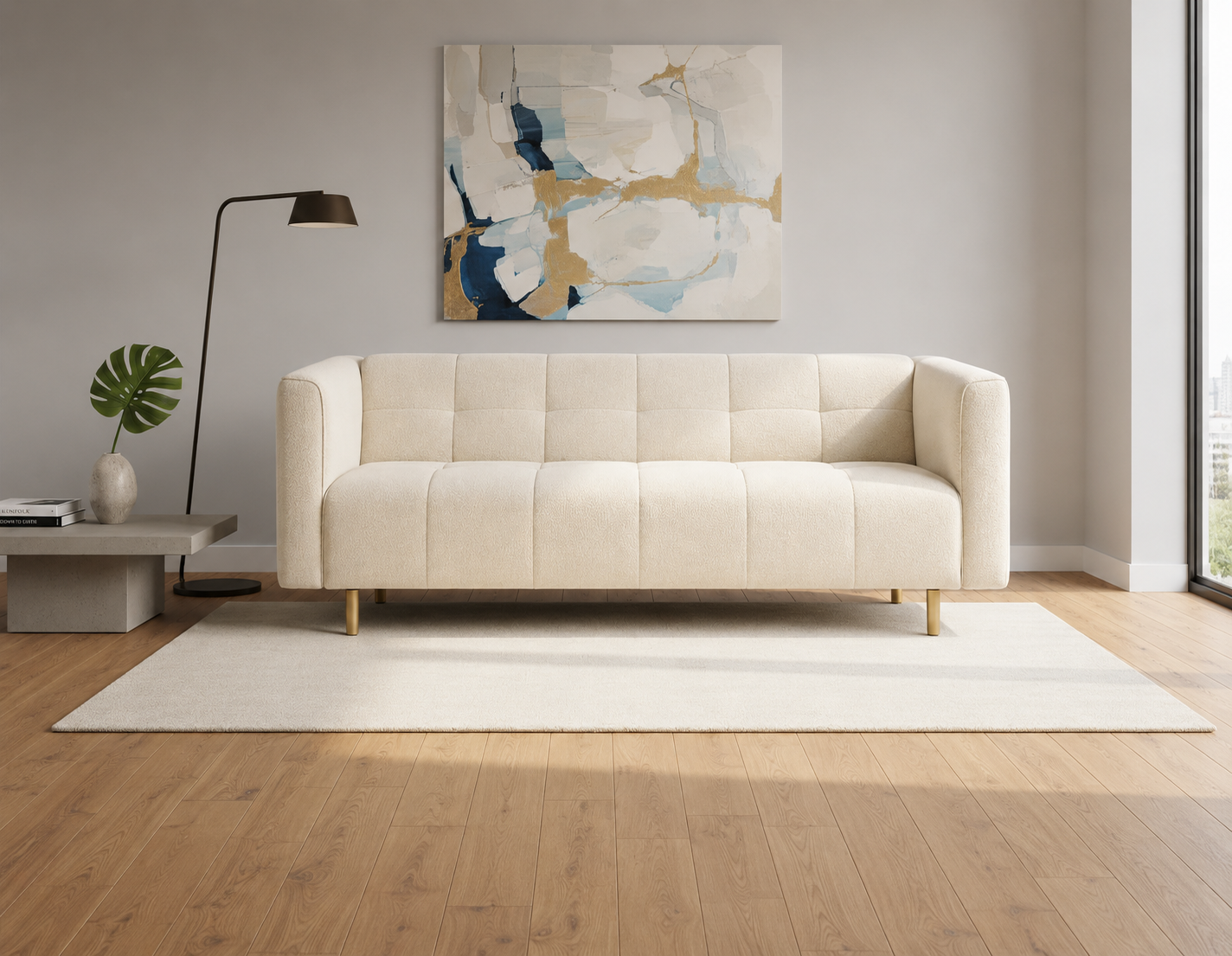 Scandinavian Style 3-Seater
