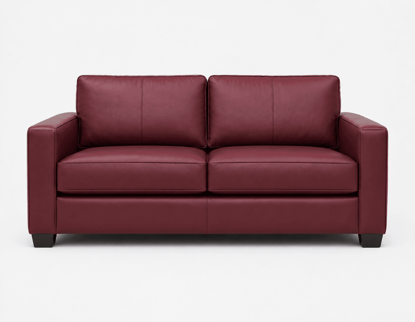 Burgundy Classic 2-Seater Armchair view 3