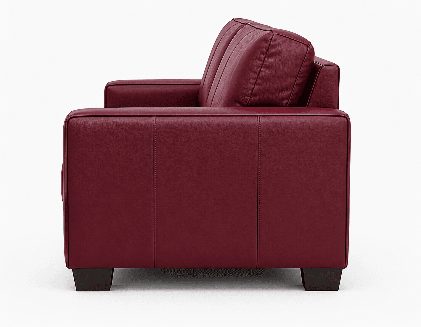 Burgundy Classic 2-Seater Armchair view 4