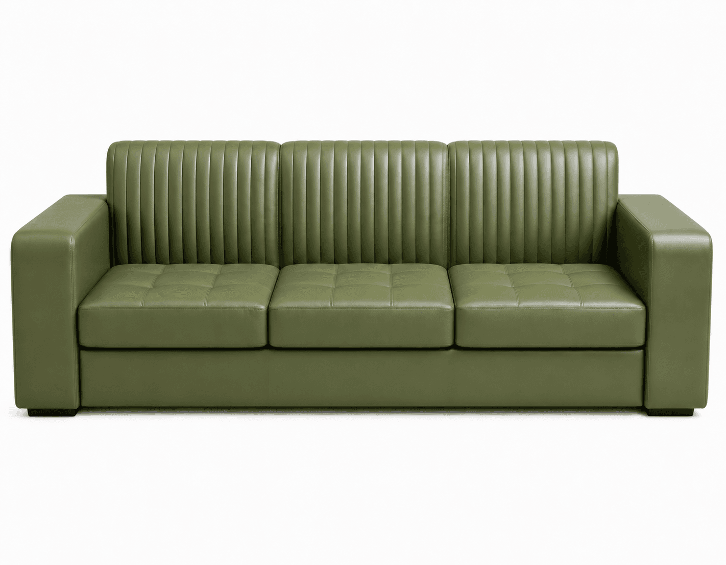 Modern Grey 3-Seater Sofa view 3