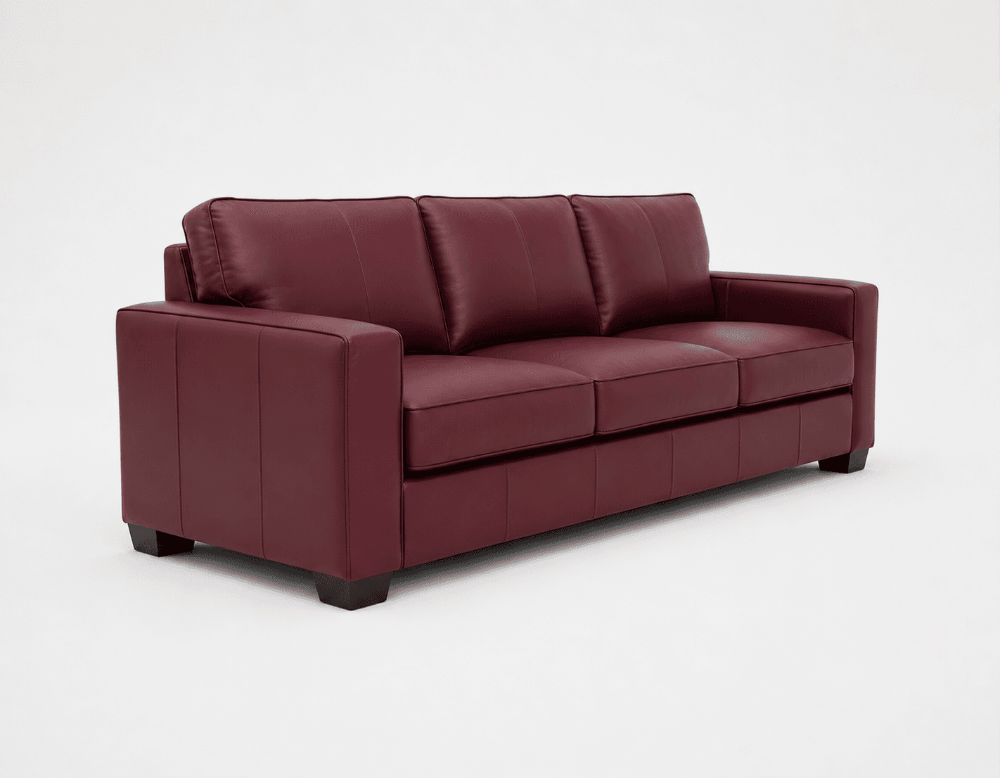 Classic Brown Leather 3-Seater view 2