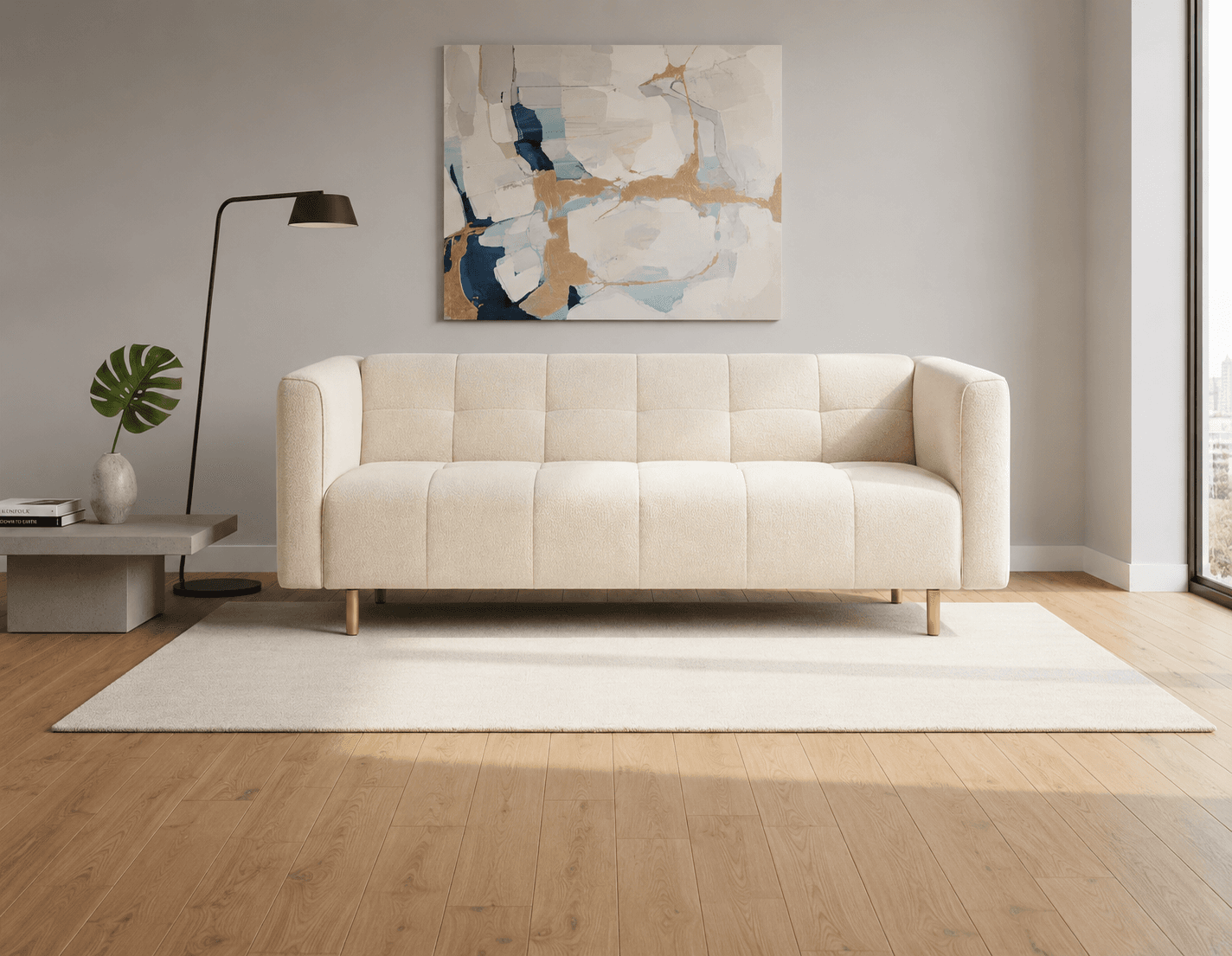 Scandinavian Style 3-Seater