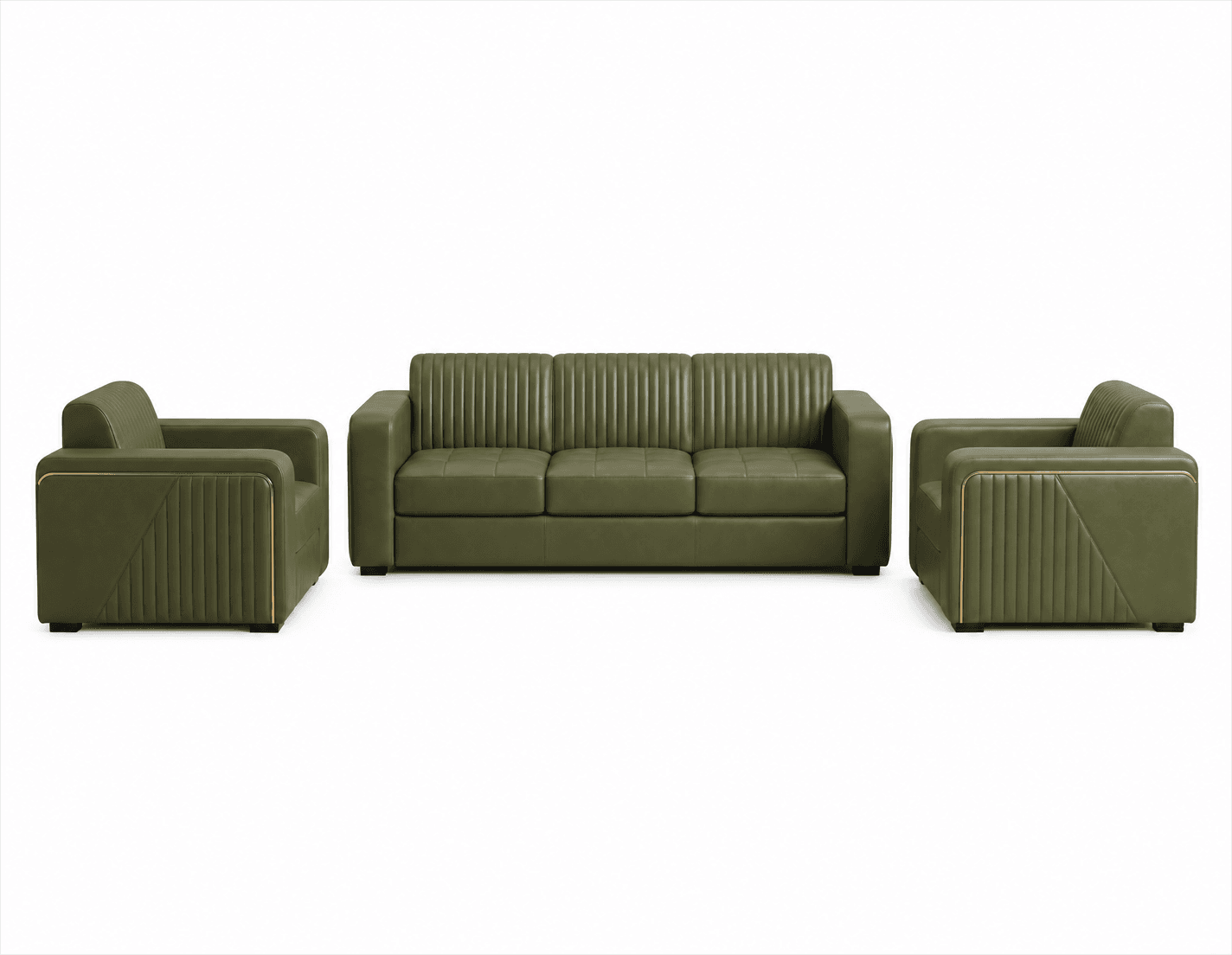 Luxe 3+1+1 Modular Sofa Set view 2