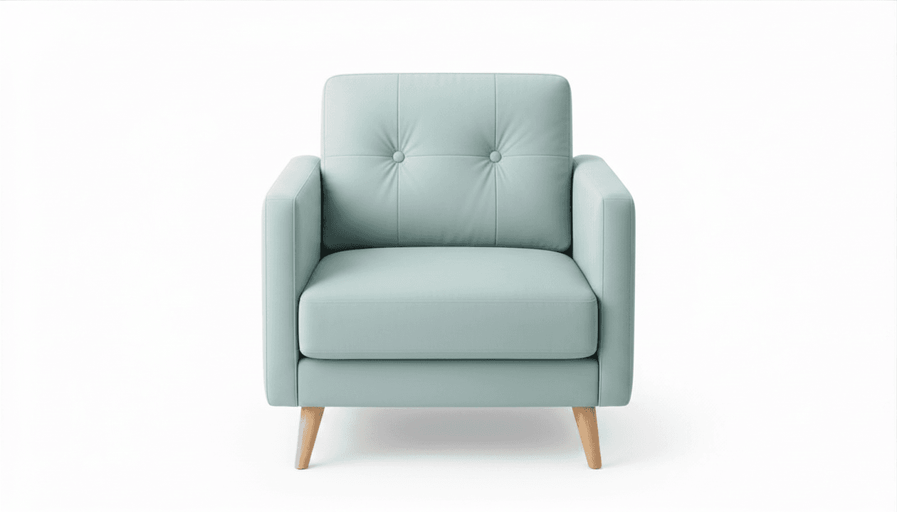 Scandinavian 3+1+1 Sofa Set view 6