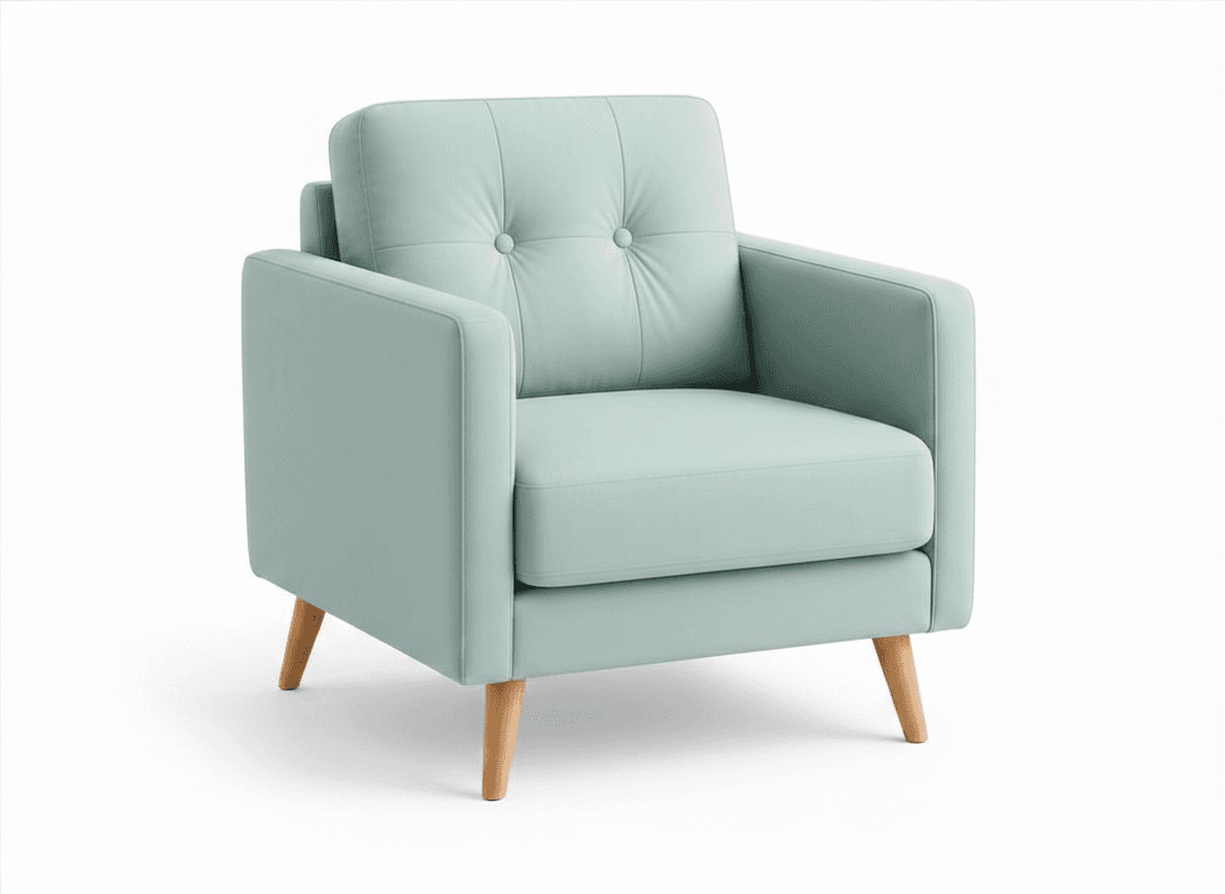 Scandinavian 3+1+1 Sofa Set view 8