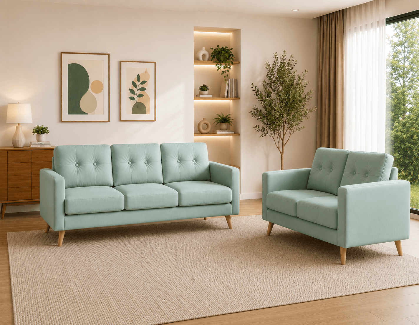 Royal Nest 3+2 Seater Sofa Set